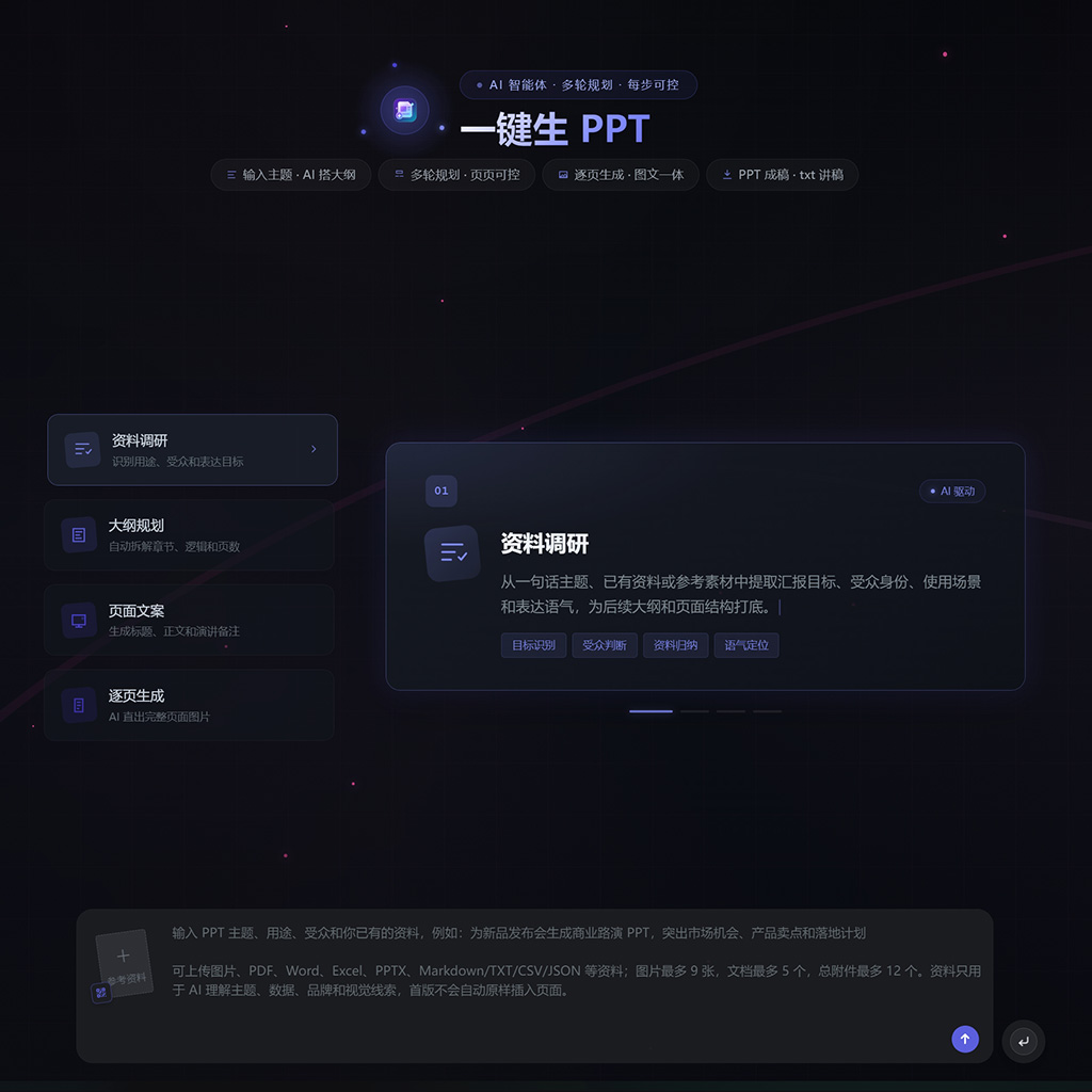 AI漫剧与智慧PPT生成系统